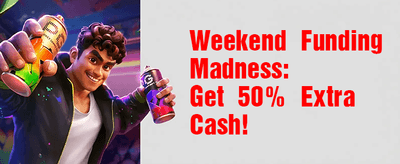 100% Welcome Match Bonus promotional banner